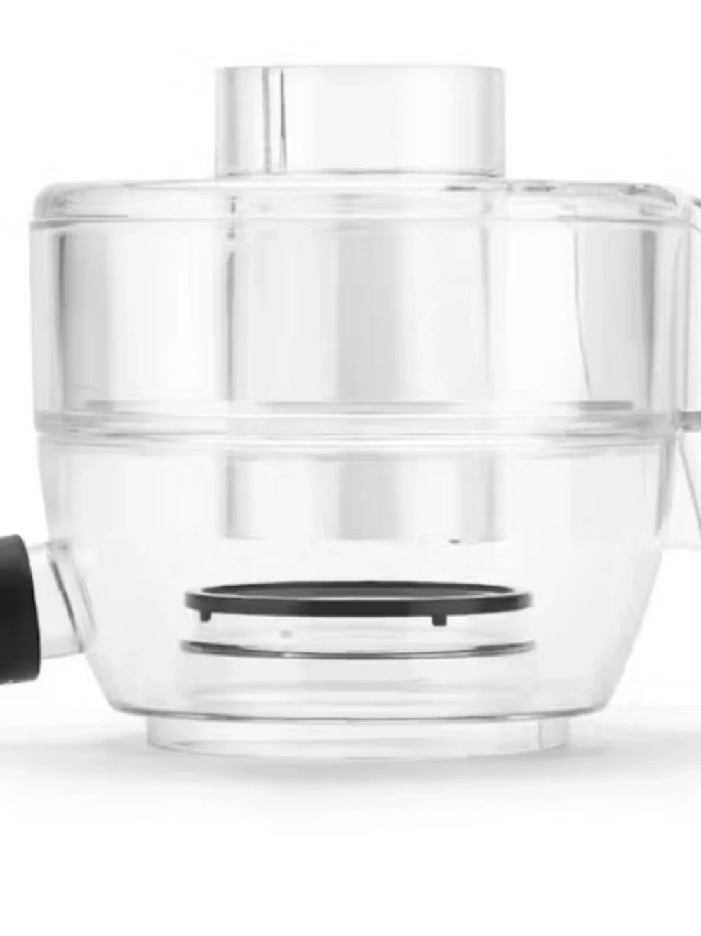 Mini Juicer in Silver and Black - Compact Home Juicer